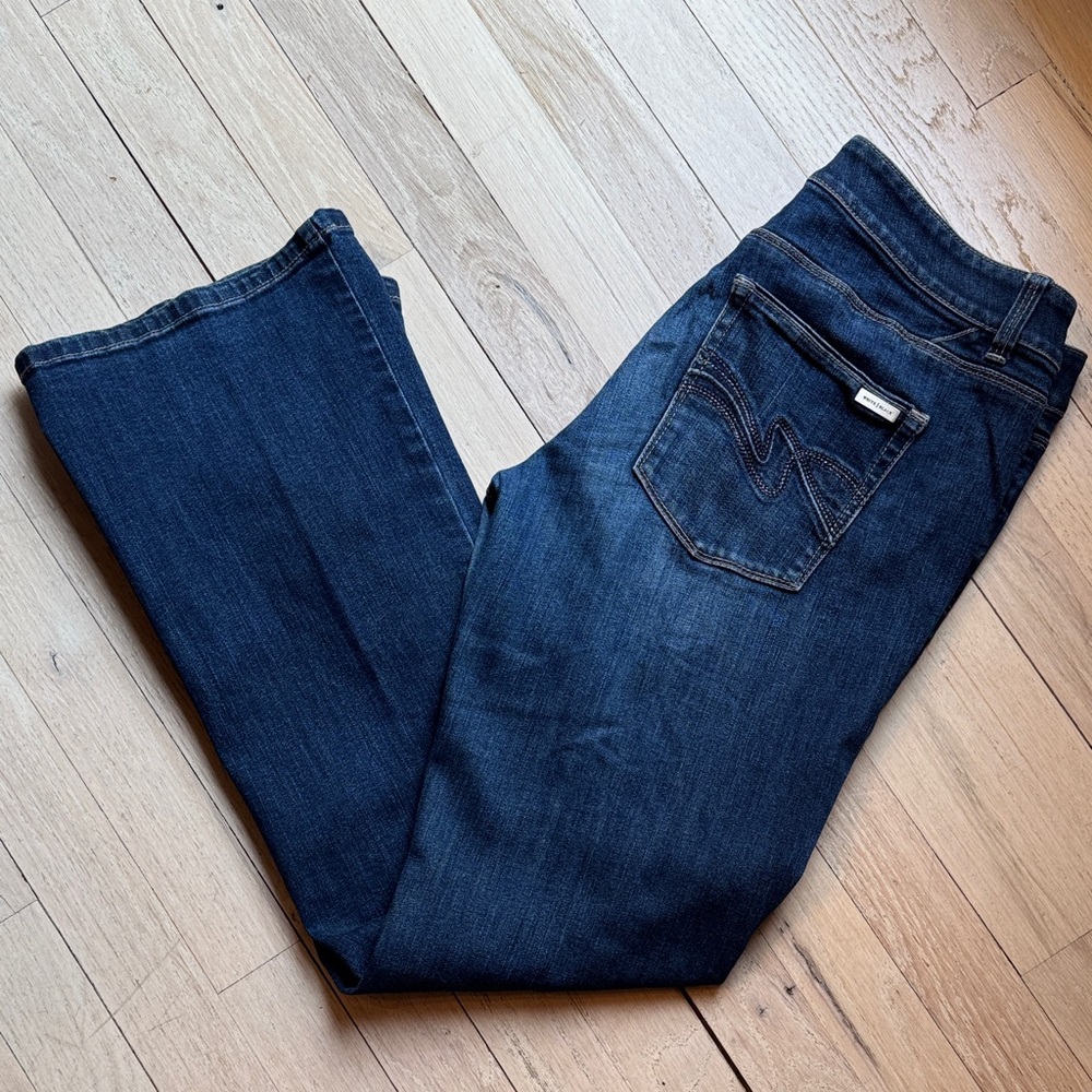 White House Black Market Blanc Boot Leg Jeans 8S